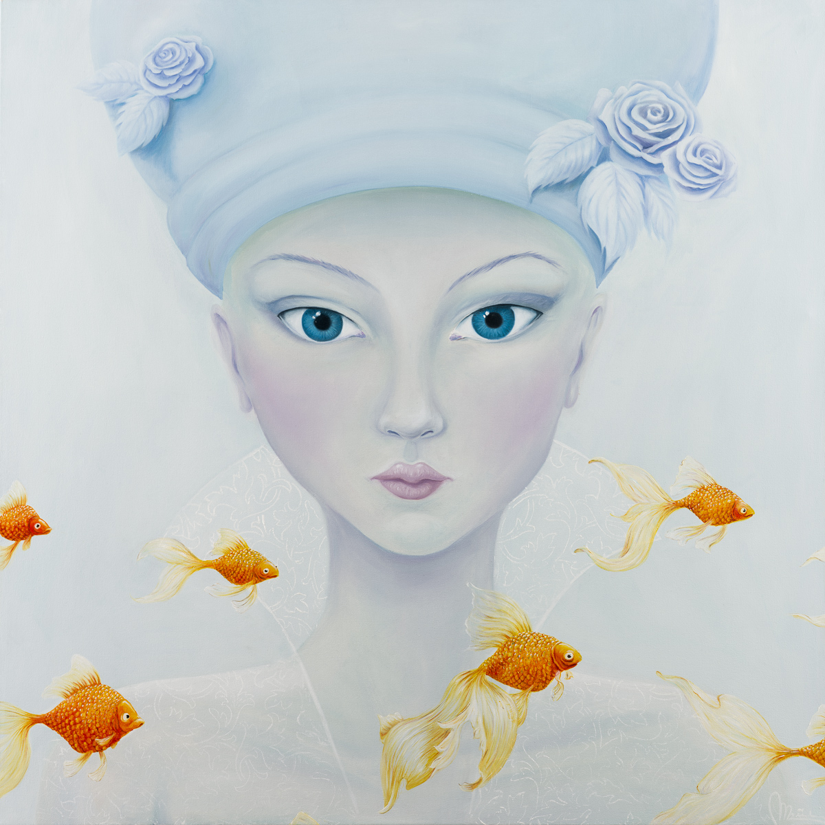 Reproductie ‘Swimming in a Golden Dream’